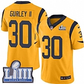 Nike Rams 30 Todd Gurley II Gold 2019 Super Bowl LIII Color Rush Limited Jersey,baseball caps,new era cap wholesale,wholesale hats